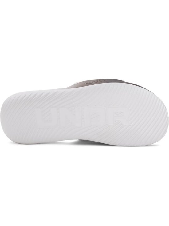 Men\'s White Black Ignite Pro Slide Comfort Soft Rubber Slip On Flat Sandal Shoes